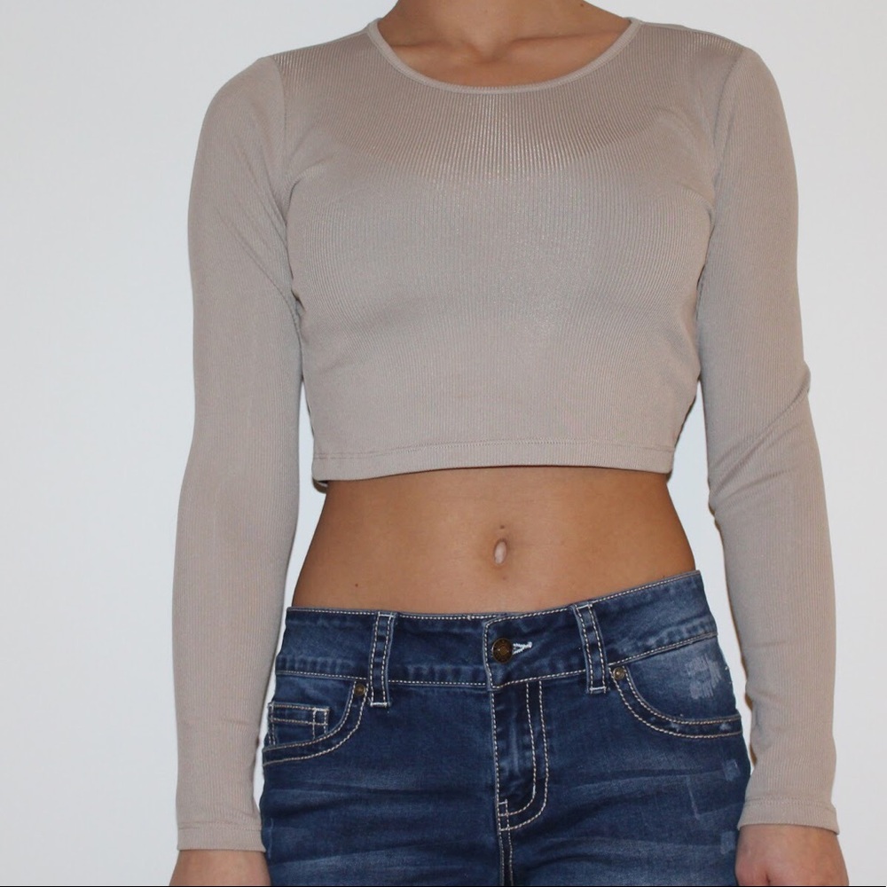 Long Sleeve Crop Top
